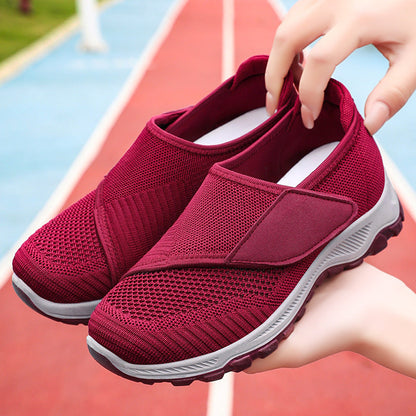 Damen Laufschuhe Bequem Slip-On Atmungsaktiv Sport - BerlinGlamour