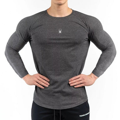 Herren Kompressions-Shirt Atmungsaktiv Sportlich Slim-Fit