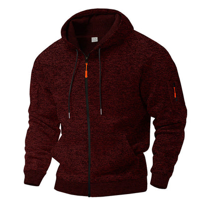 Herren Sweatjacke Kapuzenpullover Atmungsaktiv Mit Taschen