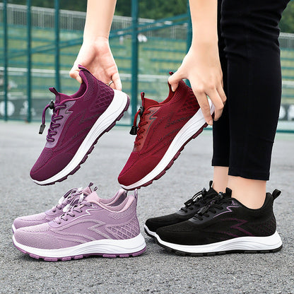 Damen Sneaker Sport Fitness Atmungsaktiv Laufschuhe