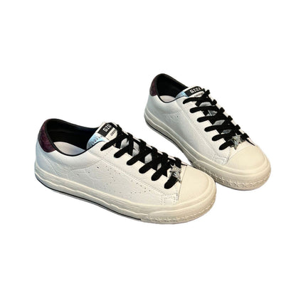 Damen Sneaker atmungsaktiv Lederoberfläche rutschfeste Sohle