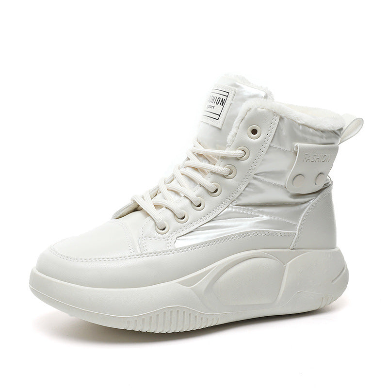 Damen Winter Sneaker Warm Rutschfest Sneakers Frauen