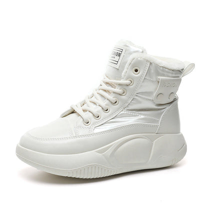 Damen Winter Sneaker Warm Rutschfest Sneakers Frauen