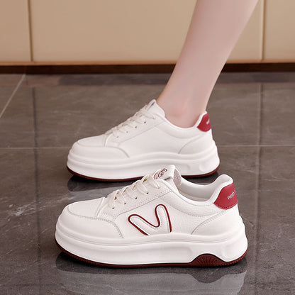 Damen Sneaker Hoch Modisch atmungsaktivDickes Profil