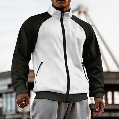 Herren Sportjacke Funktionsjacke Winddicht mit Taschen