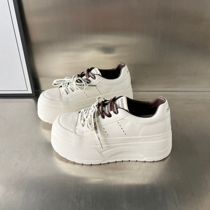Damen Plateau Sneaker Atmungsaktiv Modern Komfort