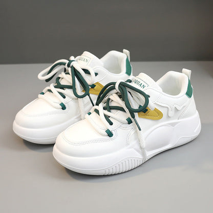 Damen Sport Sneaker Laufschuhe mit Schnürsenkeln Bequem