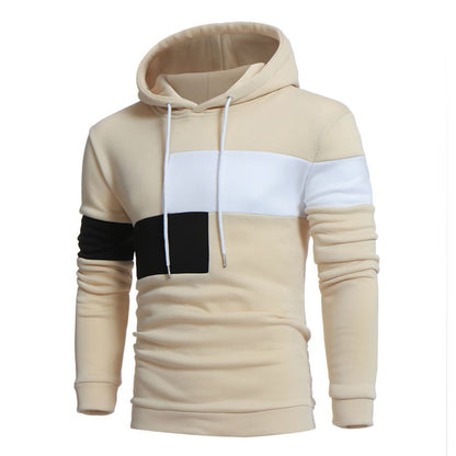 Herren Kapuzenpullover Sportlich Farbblock Design