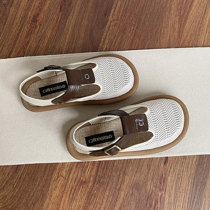 Damen Sandalen Atmungsaktiv Komfortabel Verstellbar