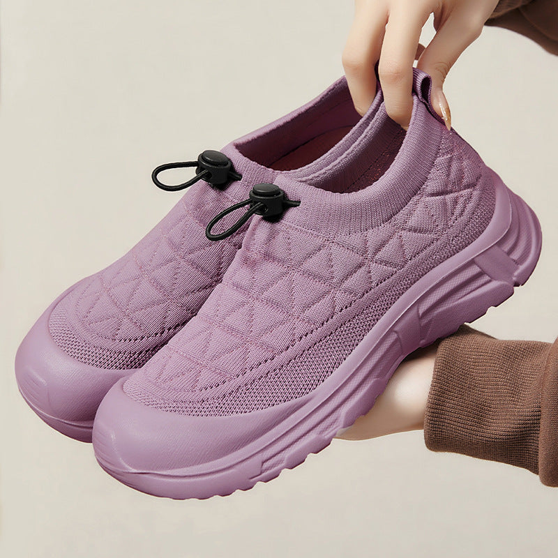 Damen Sneaker Sportlich Flexibel Slip On Schuhe