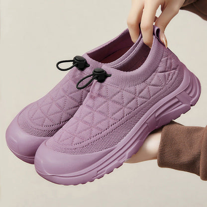 Damen Sneaker Sportlich Flexibel Slip On Schuhe