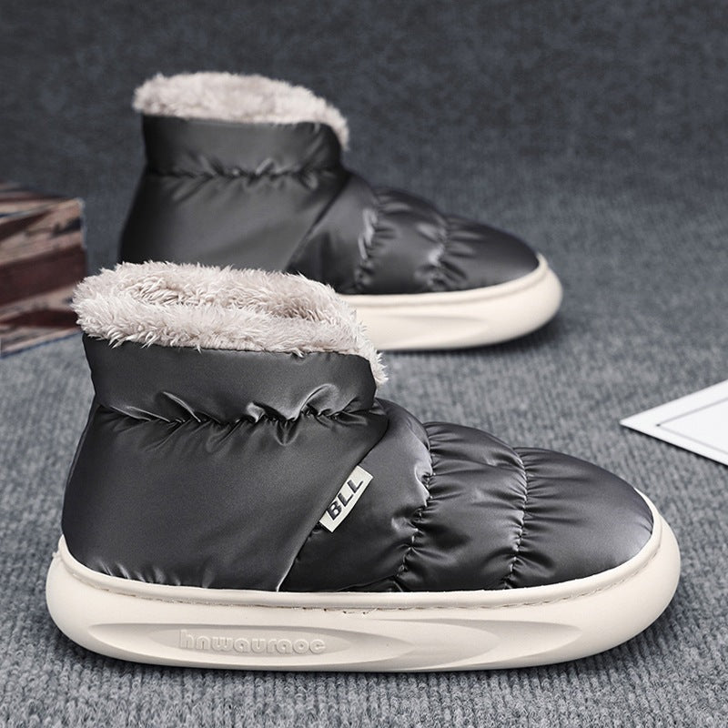 Damen Hausschuhe Stiefel Kuschelig Warm Winter