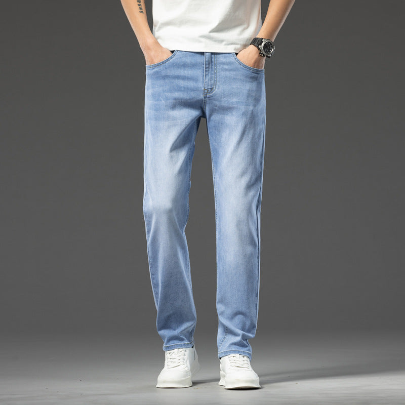 Bequeme Herren Jeans Denim mit tiefen Taschen Lässig