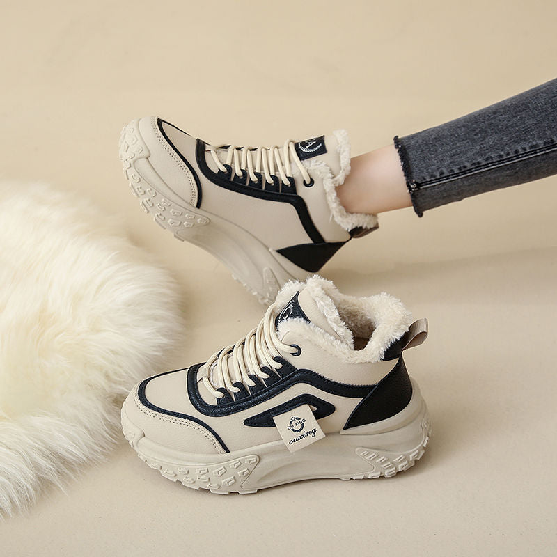 Damen Sport-Sneaker Warm Winter Fleece Innenfutter