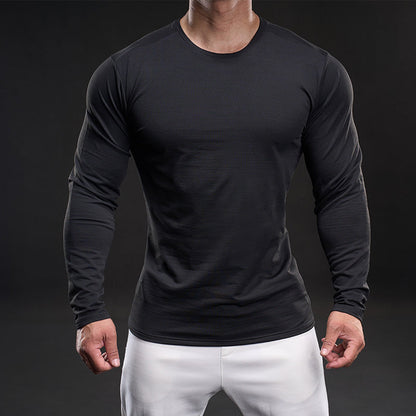 Funktionsshirt Herren Langarm Sportlich atmungsaktiv