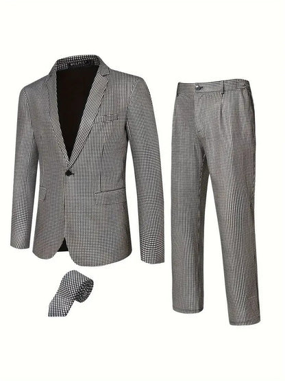 Herren Anzug Set Glitzernd Elegant Party