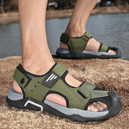 Herren Sandalen Leicht Atmungsaktiv Verstellbar Outdoor