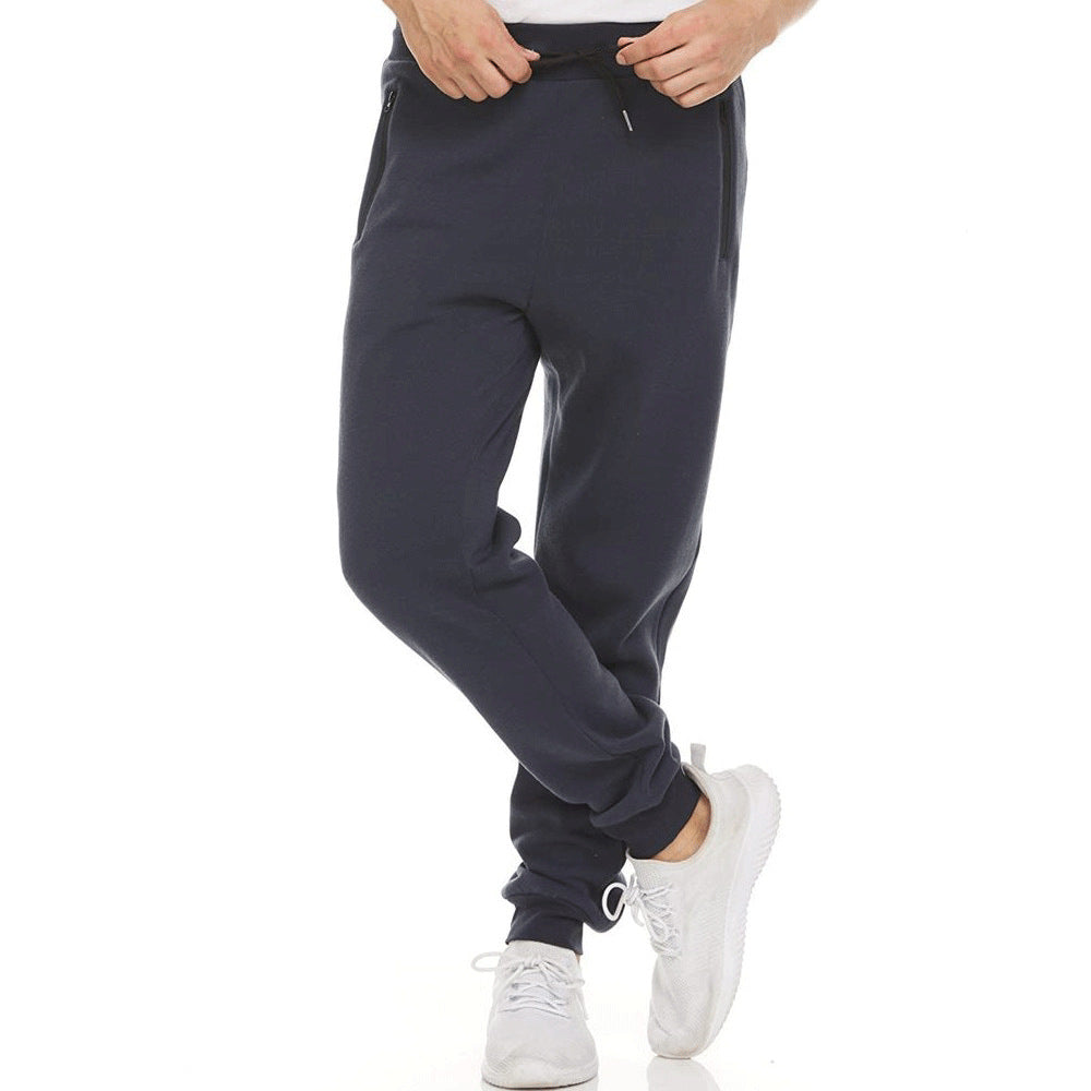 Herren Sporthose mit Reißverschlusstaschen Freizeit Hose