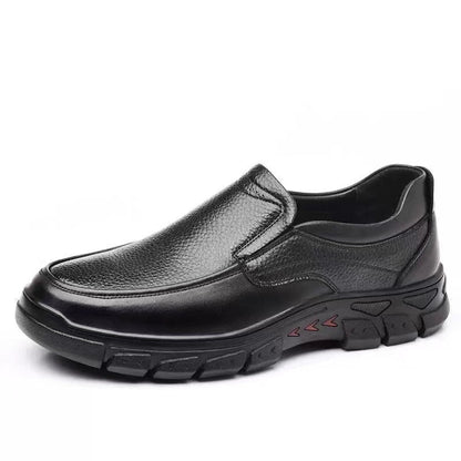 Damen Lederschuhe Slip-On Schuhe Ergonomisch Bequem