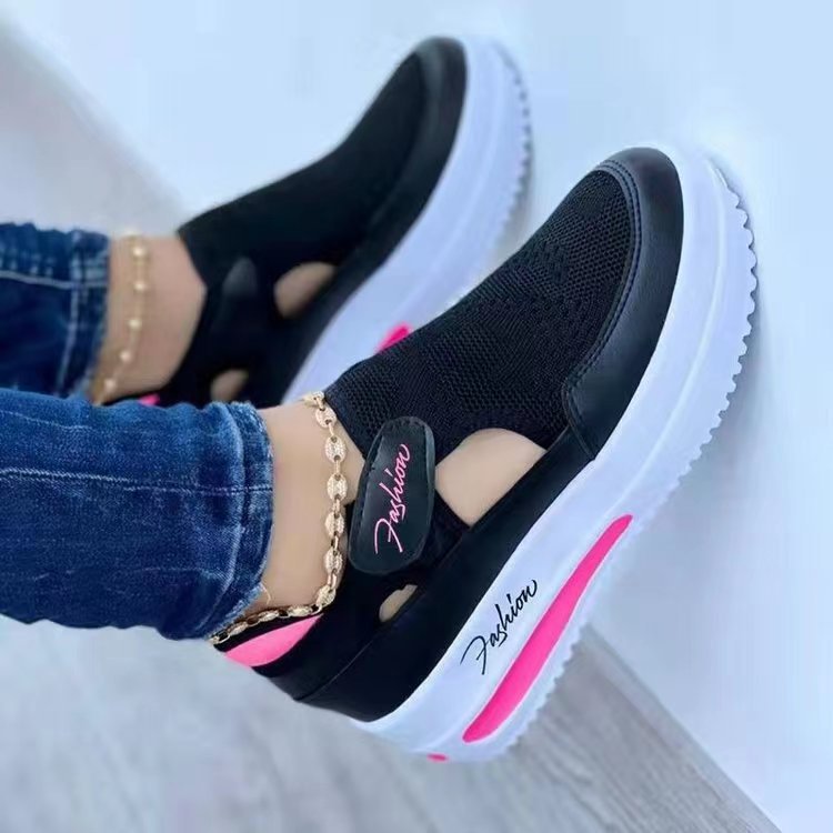 Damen Sneaker atmungsaktiv Netzstruktur Modisch