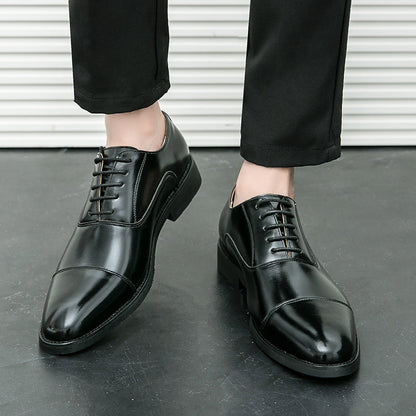 Damenschuhe Lederschnürschuhe Elegante Damenmode
