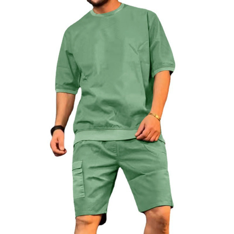 Herren Freizeit-Set atmungsaktiv Baumwolle Bequem