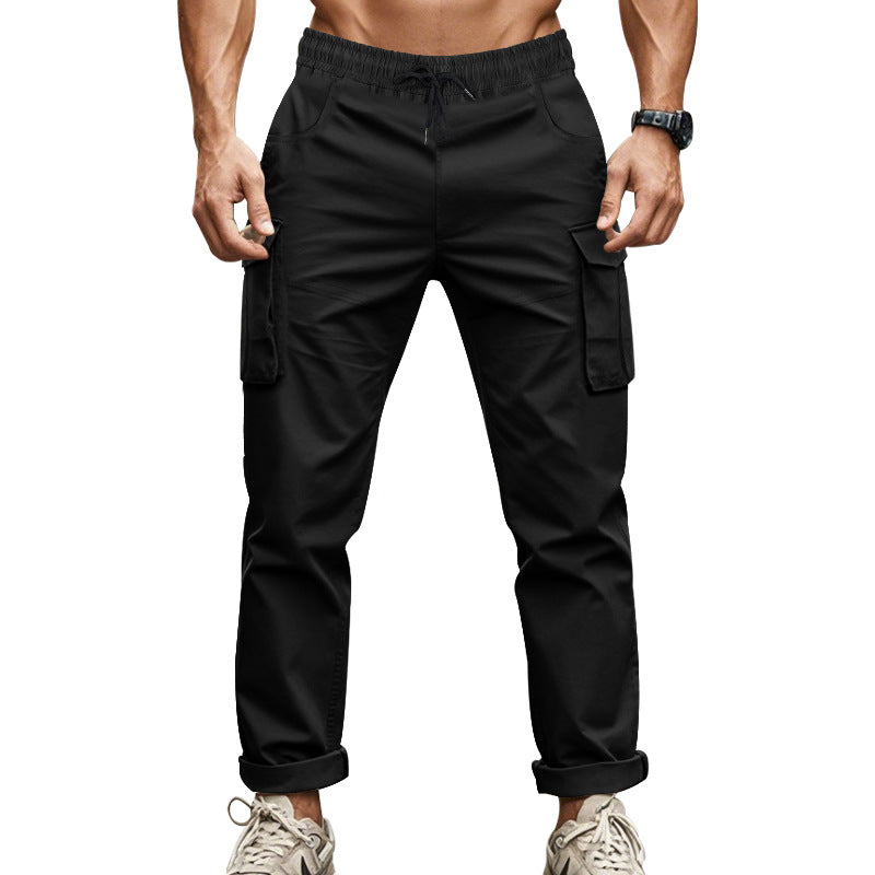 Herren Cargo-Hose Bequem Mit Seitentaschen Elastisch