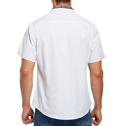 Herren Kurzarmhemd Karomuster Modern Style