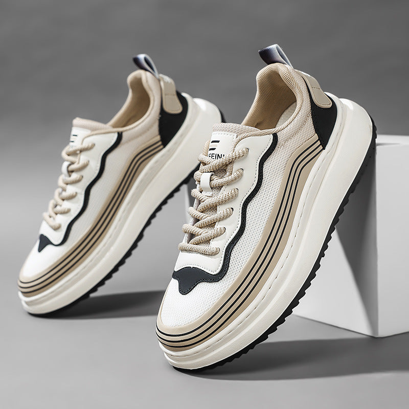 Damen Sneaker Sportlich Laufsohle Elastisch