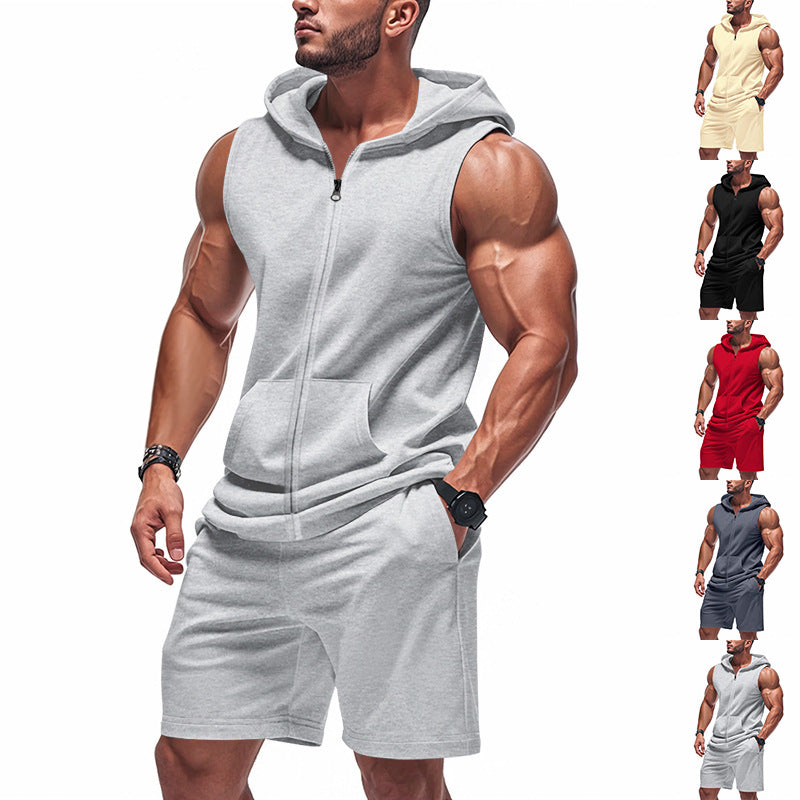 Herren Sport Set Tanktop und Shorts Fitness - BerlinGlamour