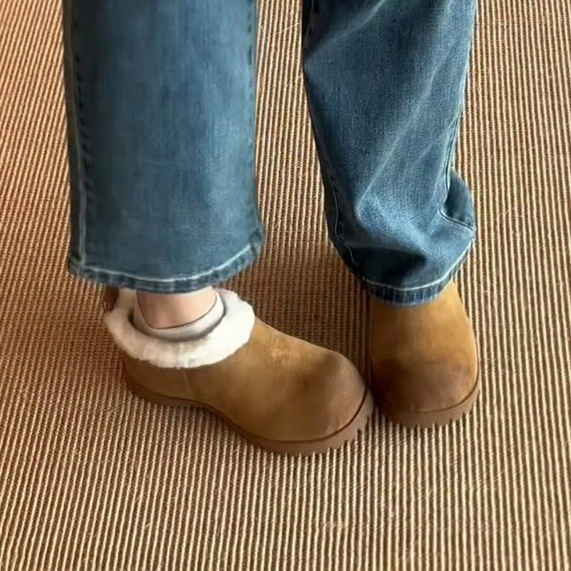 Damen Clogs Weich Winterlich Rutschfest