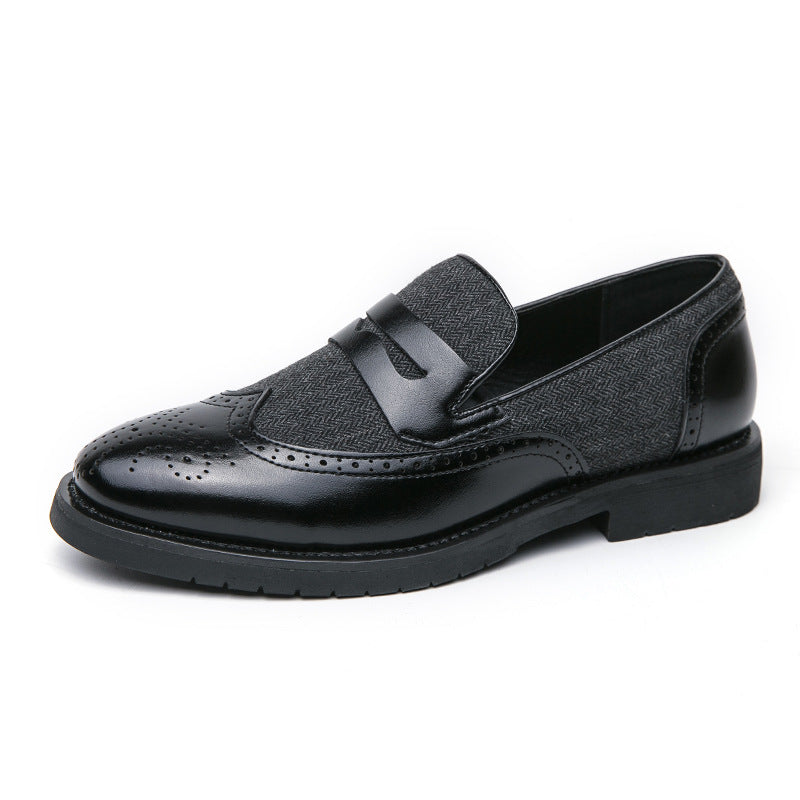 Damen Loafers Elegante Schuhe mit Struktur Obermaterial