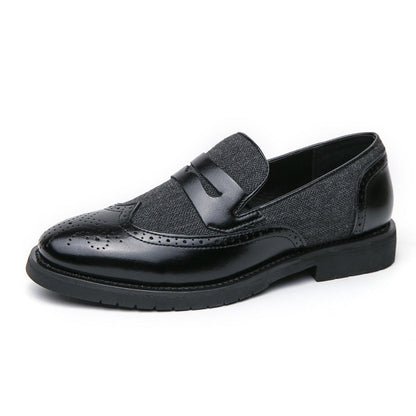 Damen Loafers Elegante Schuhe mit Struktur Obermaterial