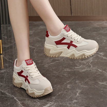 Damen Sneaker Chunky Modisch Großes Modell