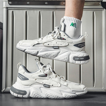 Damen Sneaker Sportlich Atmungsaktiv Laufschuhe Trend