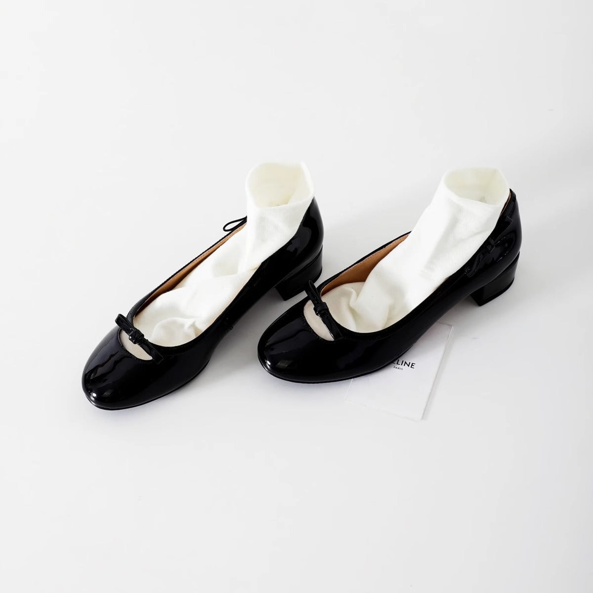 Damen Ballerinas Glitzernd Bequem Schleifen