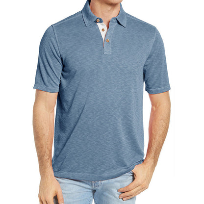 Herren Poloshirt Modern Slim Fit Kragen