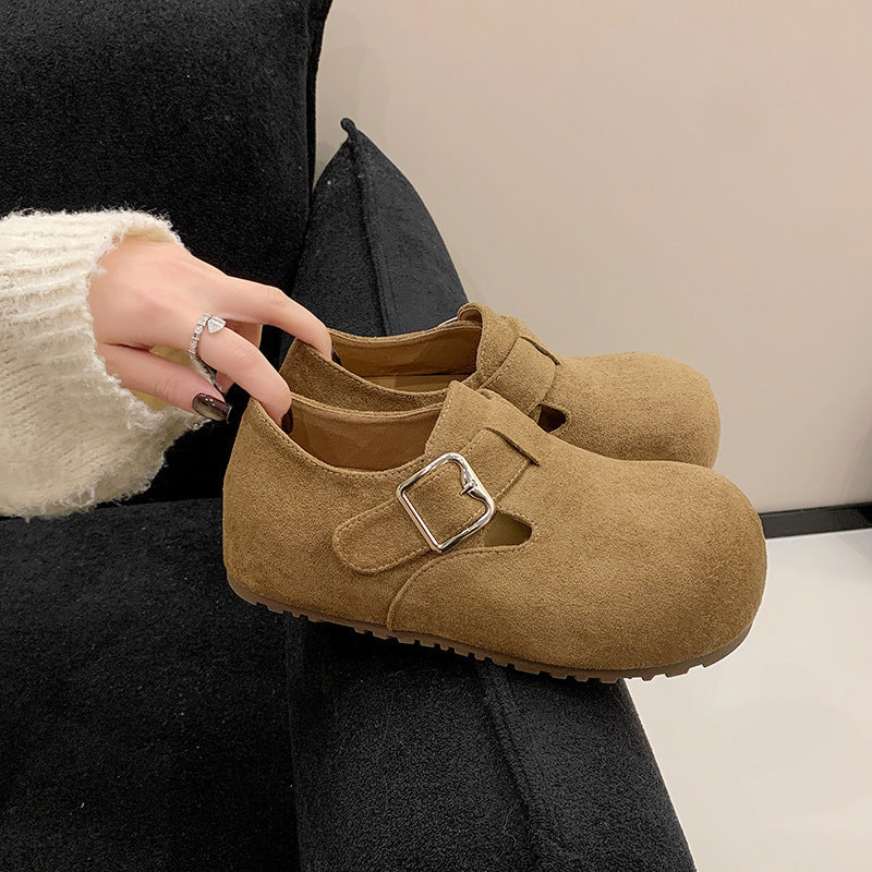 Damen Clogs Weich Bequem Schnallenverschluss Modern
