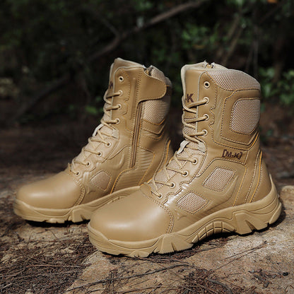 Herren Stiefel Tactical Knöchelschutz rutschfest Schwarz - BerlinGlamour