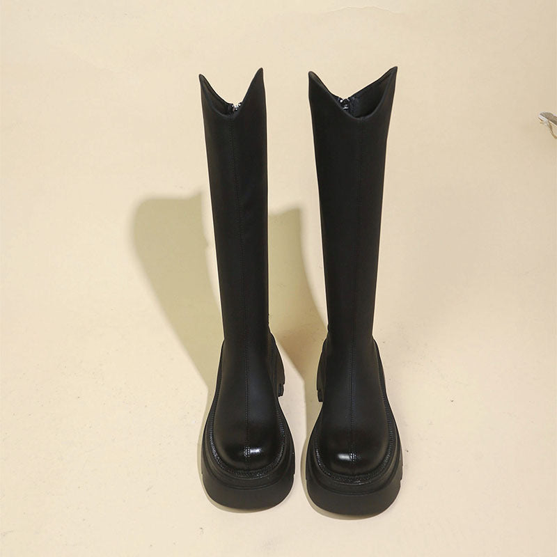 Damen Stiefel Kniehoch Elegant Robust Winter