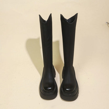 Damen Stiefel Kniehoch Elegant Robust Winter