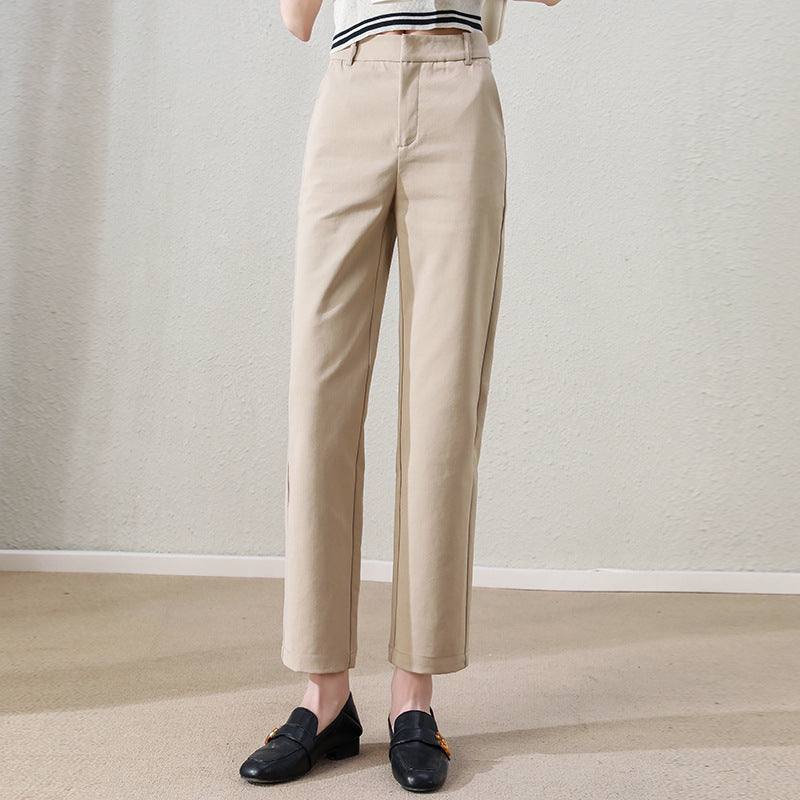 Damen Chino Hose Slim Fit mit Taschen