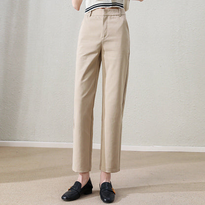 Damen Chino Hose Slim Fit mit Taschen