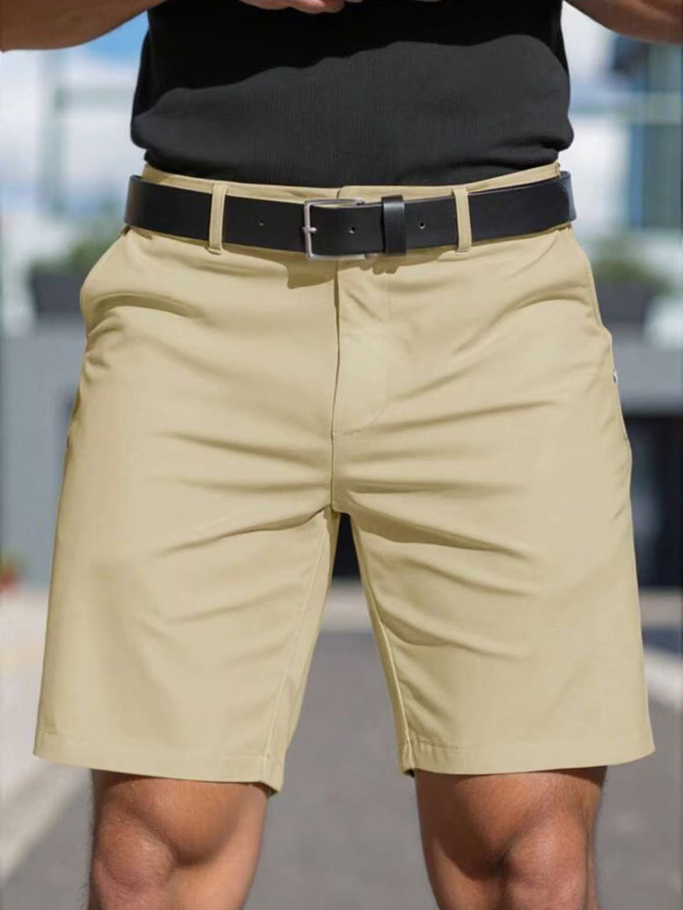 Herren Funktionsshorts Elastisch Praktisch Mit Taschen