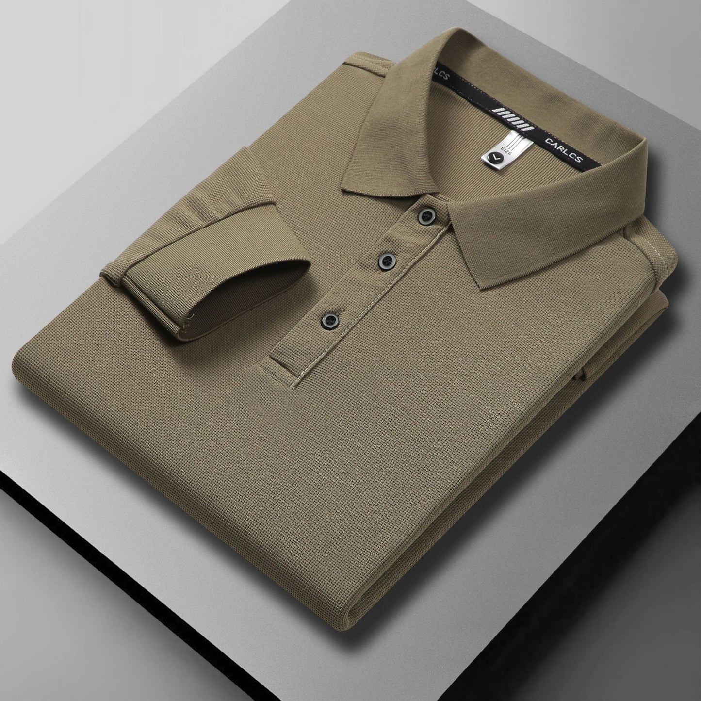 Herren Poloshirt atmungsaktiv Piqué mit Knopfleiste Elegent