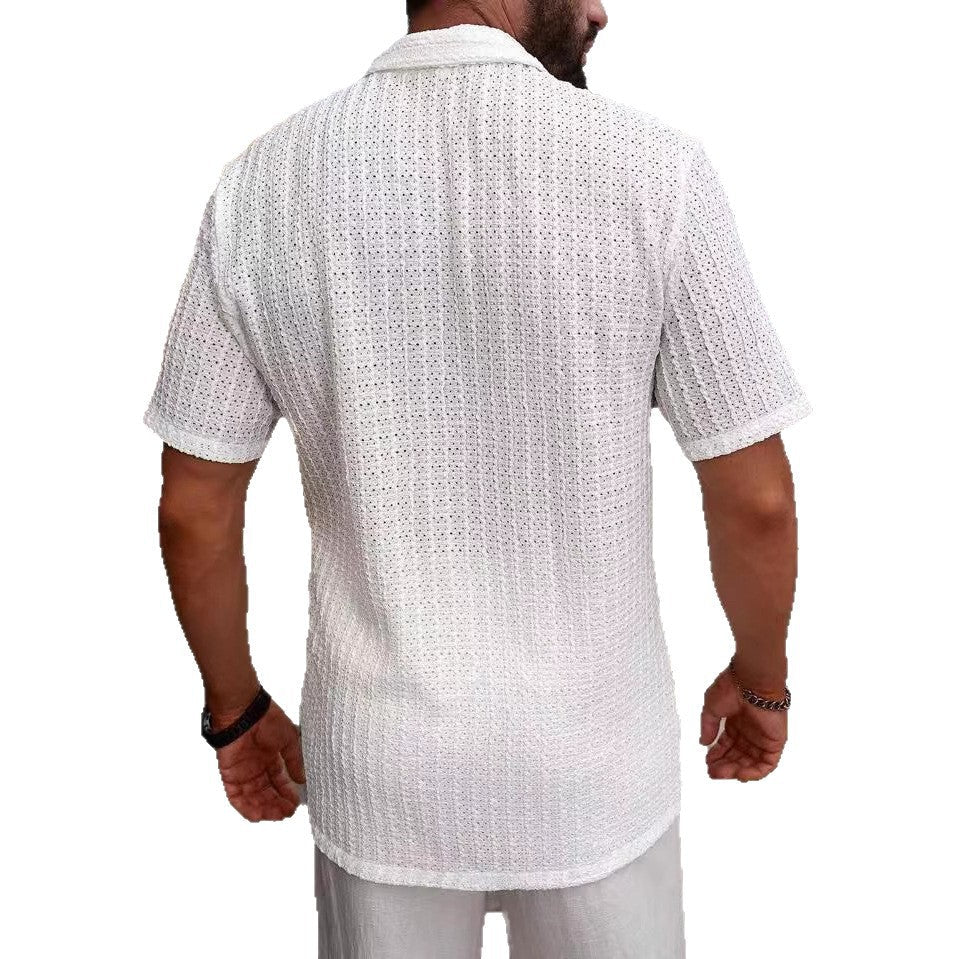Herren Hemd Modern Strukturiert Urban Style