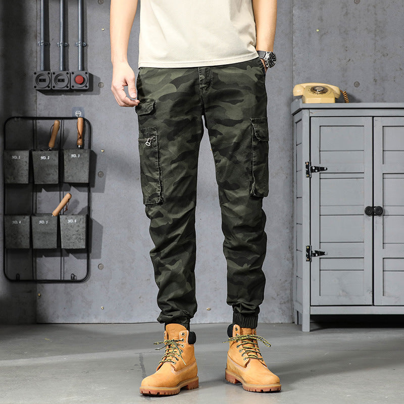 Herren Cargo-Hosen Praktisch Elastisch Mit Vielen Taschen