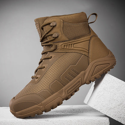 Herren Tactical Stiefel Hochleistungs Outdoor Schwarz