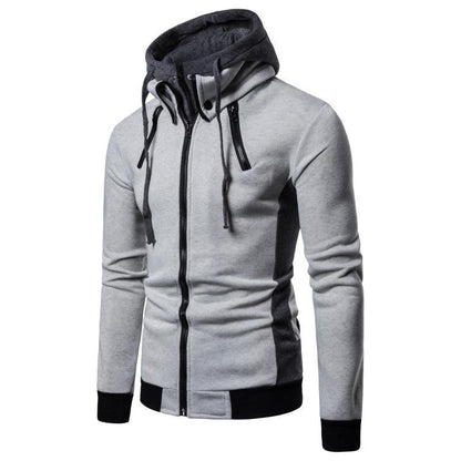 Herren Kapuzenjacke Modern mit Reißverschluss Wasserabweisend