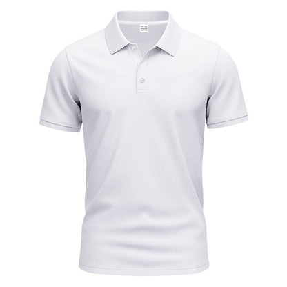 Herren Sport-Polohemd Atmungsaktiv Leicht Strukturiert